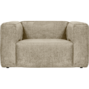 WOOOD Bean Fauteuil - Structure Velvet - Buttermilk - 74x146x98