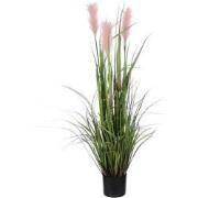 Mica Decorations Pluimgras Kunstplant - H120 x Ø45 cm - Roze