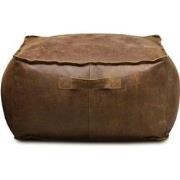 Shabbies Poef Amarone Africa Leder Tabac