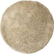 PTMD Jups Beige Fabric Handwoven Carpet Round S