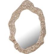 PTMD Morina Champagne Alu Mirror Organic Oval Shape