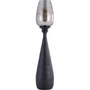 PTMD Midi Black Mango Wood Stormlight Smoke Glass M
