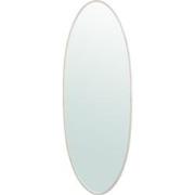 PTMD Serine White Steel Oval Mirror Small