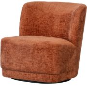 WOOOD Atty Draaifauteuil - Polyester - Bloesem - 75x74x65