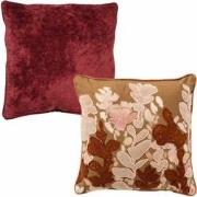 Hoii VOORDEELSET   AUTUMN RED - Set van 2 kussens  - bruin + merlot | ...