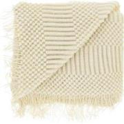 Unique Living - Plaid Palma Dove White -130x160cm