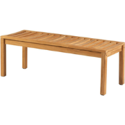 Exotan Comfort 2-Zits Tuinbankje - Teak - Naturel - 44x120x45