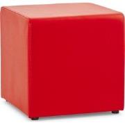 Woonkamer poef CUBE rood