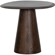 BePureHome Posture Bijzettafel - Hout - Walnoot - 52x60x50