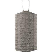 LUMIZ Solar Lampion Mosaic Cylinder - 28 cm - Taupe