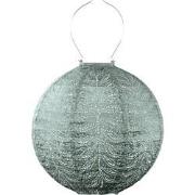 LUMIZ Solar Lampion Folia Rond - 30 cm - Sage Green