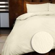 Emboss Dekbedovertrekset Zebra - Champagne - 200x220 + 2*60x70 cm