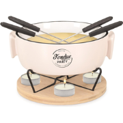 OTIX Kaasfondue set - fonduepannen met brander - 4 personen - met vork...