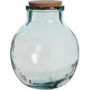 Mica Decorations Olly Vaas - H25 x Ø21 cm - Glas - Transparant