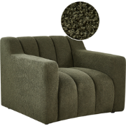 Beliani AGERUP - Fauteuil-Groen-Bouclé