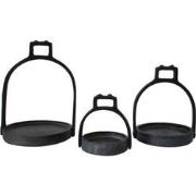 Stijgbeugel Set van 3 - Criollo - Black Antique/Vintage Grey