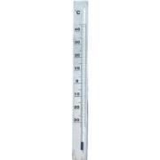 Muurthermometer aluminium 37x3,8x0,6cm