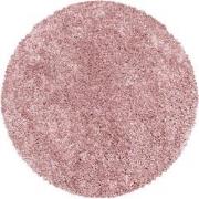 Tapijtenloods Monaco Soft Rond Shaggy Hoogpolig Vloerkleed Roze- 80 CM...