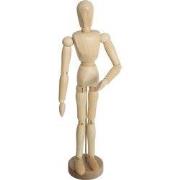 Decopatent® Tekenpop - Houten model Lendenpop - Tekenmodel pop hout - ...