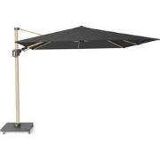 Zweefparasol Challenger T2 Premium 300x300 cm vervaagd zwart oak kleur...