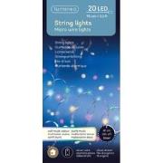 MicroLED string BO l95 cm zilver/zmlt kerst