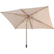 Azzurro 200 x 300 cm zand met houtlook frame parasol 4SO