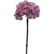 Kunstbloem hortensia 66 cm, paars