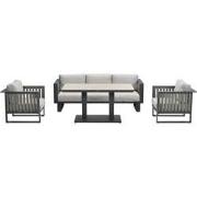 Garden Impressions Gabon lounge dining set 4-delig - taupe