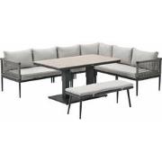 Garden Impressions Burela - Brugge lounge dining set 6-delig rechts - ...