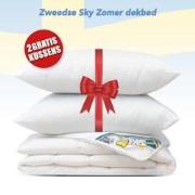 Zomer dekbed + 2 Hoofdkussen - Litsjumeaux - Dekbed Set - 240x220 cm