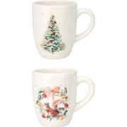 Mug Christmas 10 cm 2ass