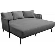 Umi daybed alu black/rope grey