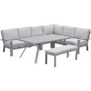 Garden Impressions Camilo lounge dining set 6-delig taupe - valley san...