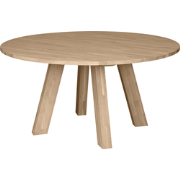 WOOOD Rhonda Eettafel - Rond - Eiken - Naturel - Ø150 cm