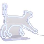 Leitmotiv - Neon Light Walking Cat - Blauw