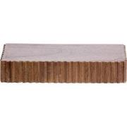 Light&living Wandplank 40x20x7 cm GATURA hout donker bruin