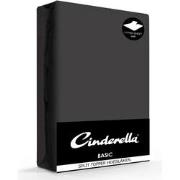 Cinderella Splittopper Hoeslaken Basic Percaline Antracite-160 x 210 c...