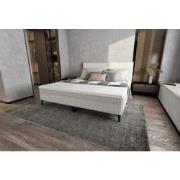 2-persoonsboxspring Springcrest met geïntegreerde topper Beige (140x20...