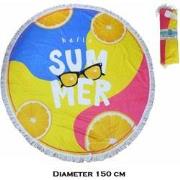 Strandlaken Rond polyester - diameter 150cm - SUMMER
