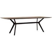 DTP Home Dining table Metropole rectangular,78x225x95 cm, recycled tea...