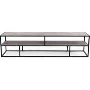 Stalux Tv-meubel 'Luuk' 200cm, kleur zwart / beton
