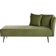 Beliani RIOM - Chaise longue-Groen-Polyester