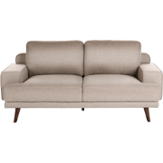 Beliani DALUM - Tweezitsbank-Bruin-Polyester