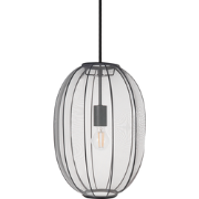 Beliani PADAMO - Hanglamp-Zwart-Nylon