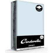 Cinderella Jersey Splittopper hoeslaken Sky Blue-140 X 200/210 cm