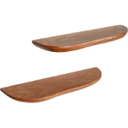 Starfurn Wandplank Live edge |  60 cm | Set van 2
