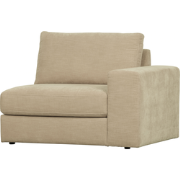 vtwonen Family 1-Zits Bank Element Met Arm Rechts - Polyester - Zand