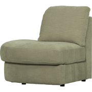 vtwonen Family 1-Zits Bank Element Ronde Hoek Links - Polyester -Groen