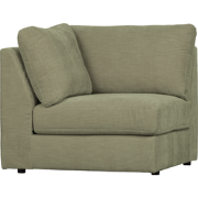 vtwonen Family Hoek Bank Element - Polyester - Groen