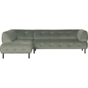 WOOOD Lloyd Hoekbank Links - Polyester - Waterplant - 77x267x205/91
